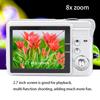 2.7 Inch Screen HD Children Toy Digital Video Camera Kids with Battery(silver)