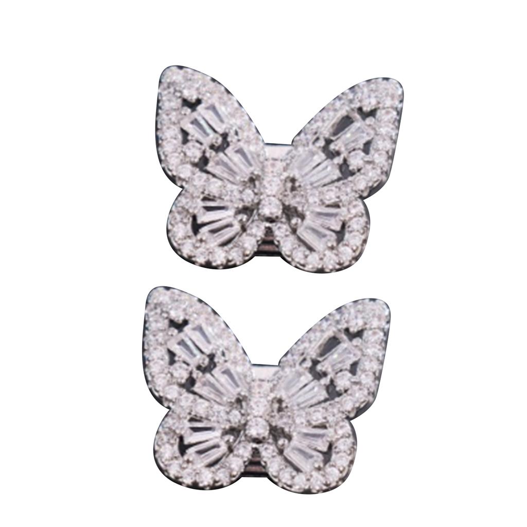 Ear Clip Wireless Headphones Rhinestones Earphone Accessories 1Pair Noise Reductions Waterproof Earphone Clip