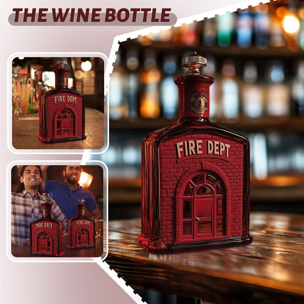 Μπουκάλι Ουίσκι, Γυάλινα Ποτήρια Ουίσκι με 3D Χαρακτική, Μπουκάλι για Ουίσκι/Κρασί, Fanyil Eaglory, Μοναδική Καράφα Κρασιού, για Άνδρες