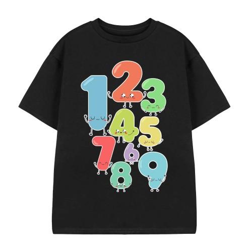 Show Me The Merch Childrens/Kids Numbers Day Short-Sleeved T-Shirt