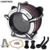 Air Cleaner Filter Intake For Harley Twin Cam EVO Dyna Softail FXST Touring Road King Street Glide 1993-1999 Motorcycle Clear