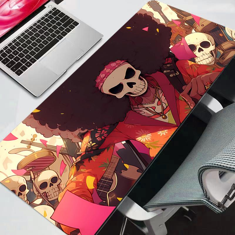 

Mouse Pad One Piece Large Gamer Gaming Accessories Speed Keyboard Rubber Lock Edge anime Desk Mat Laptop Mousepad Durable 30x60x0.2cm
