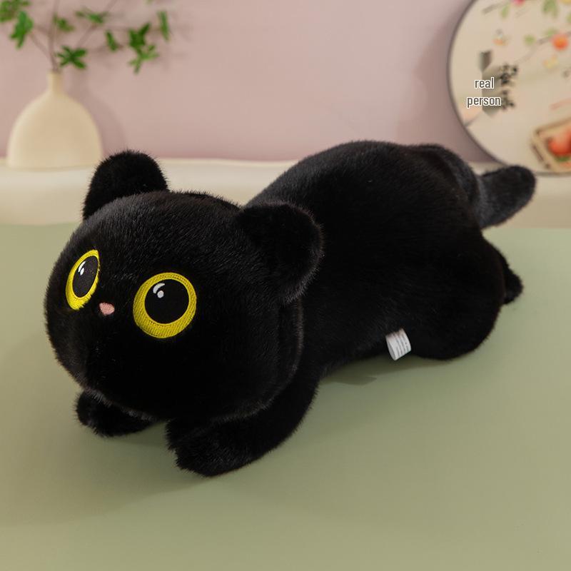 Cross-Border Long Cat Plush Pillow - Cute Cat Toy Backrest and Gift