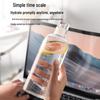 Baijie Borosilicate Glass Time Marker Water Bottle
