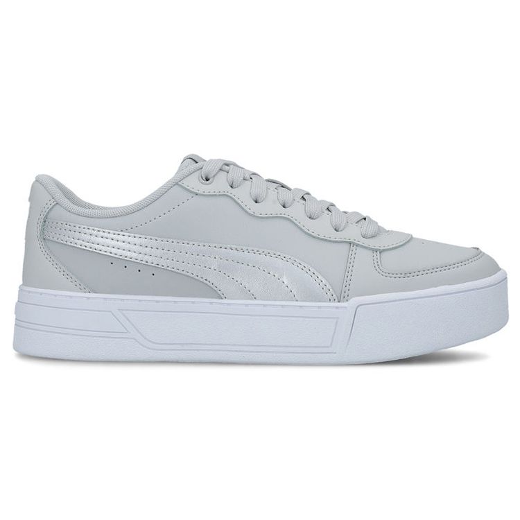 Puma Skye Thick Sole Casual Breathable Low Top Skate Shoes Women sneaker Gray 374764-08