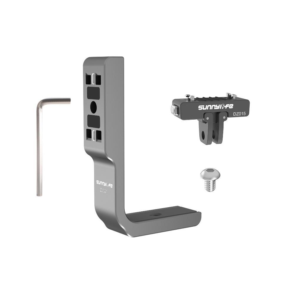 

Quick Release Horizontal Vertical Mount Adapter L-Shaped Aluminum Alloy Extension Holder Bracket Base for Insta360 X5/X4