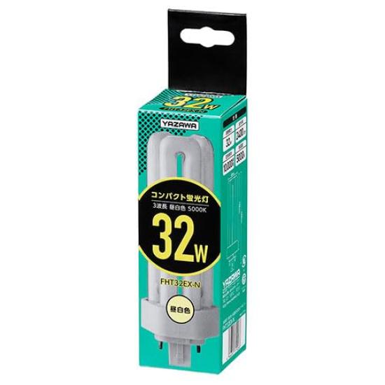 YAZAWA Compact Fluorescent Lamp, 32W, Daylight White, FHT32EXN