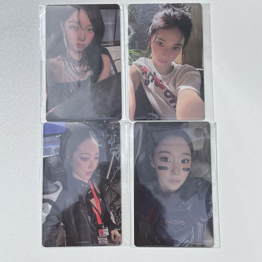 

[USED] aespa rich man korea weverse lucky drop trading cards complete set of 4