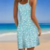 Women's Beach Dress Mini Dress  Small Floral Print Print Casual Modern Dress Sleeveless Loose Fit Outdoor Daily Summer