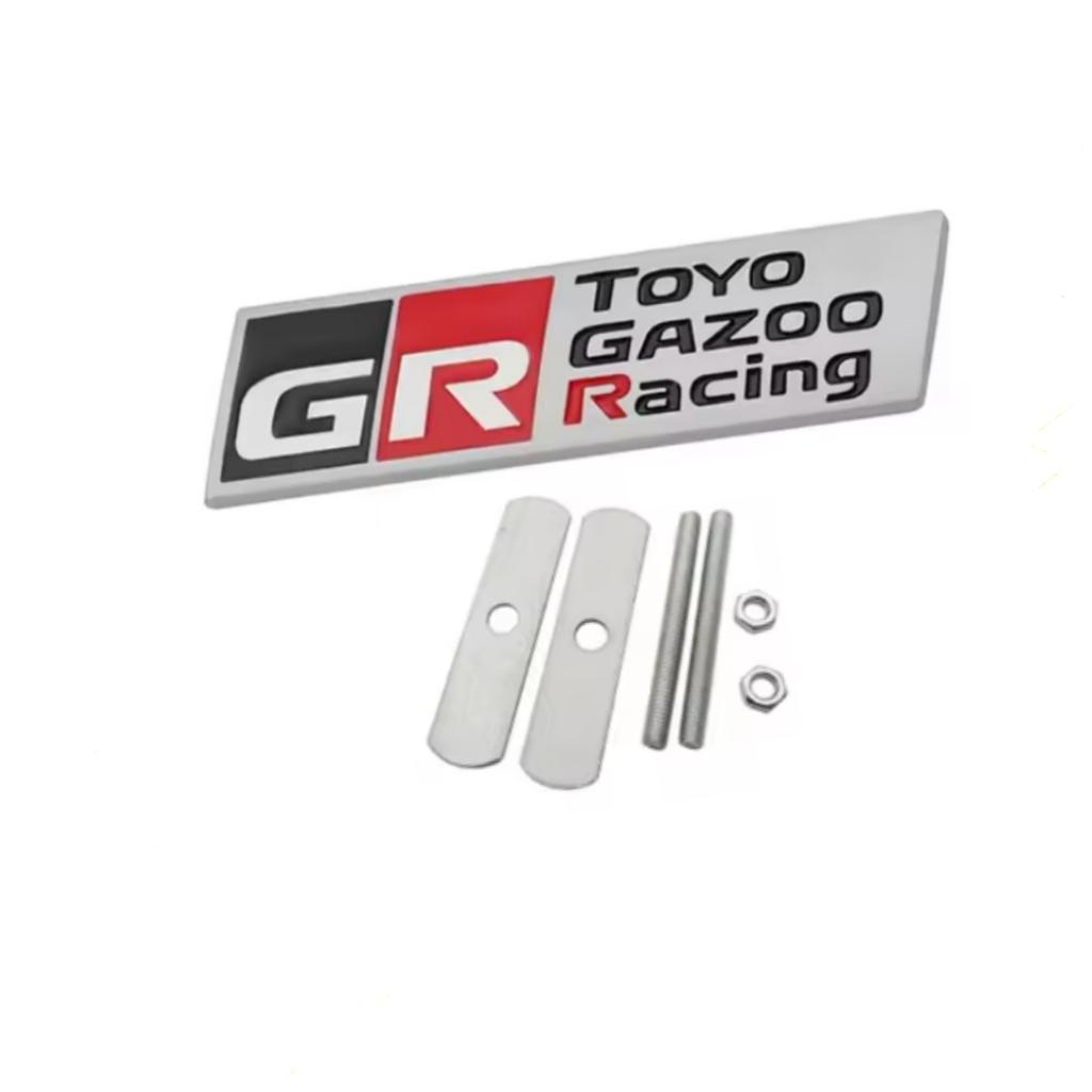 1Pc Car Front Grille Badge Car Fender Side Badge Rear Trunk Emblem Sticker Decal for AE86 GT86 Corolla  Alphard Avensis Prius Crown Yaris