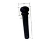 Ebony Acoustic Guitar String Pins and Posts with Abalone Flower Inlay