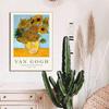 Classic Vincent Van Gogh Poster Print Cafe Night Terrace Canvas Art Paintings Sunflower Wall Art Picture for Home Wall Decor