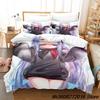 Yoisaki Kanade Bedding Set Cartoon Anime Three-Piece Set Adult Kid Bedroom Three-Piece Suit Kawaii Girl Colcha De Verano Ca