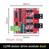 LIZAO L298N Mini Motor Driver Dual H Bridge DC PWM Speed Control Reversible For Stepper Motor Module