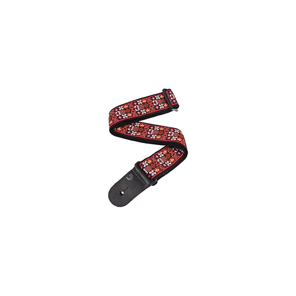 D Addario Woven Strap 50E03 Red Sugarties Guitar Strap [Domestic Genuine Product]