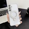 Luxury Magnetic Bracket Phone Case  For Oppo Reno 14 Pro 5G 14F 13F 12F 11F 13 12 11 10 Pro A91 Transparent Acrylic Stand Cover