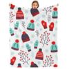 Winding Stream Anime Cartoon Flannel Blanket Soft Warm Throw for Bedroom Sofa Car Kids Holiday Gift