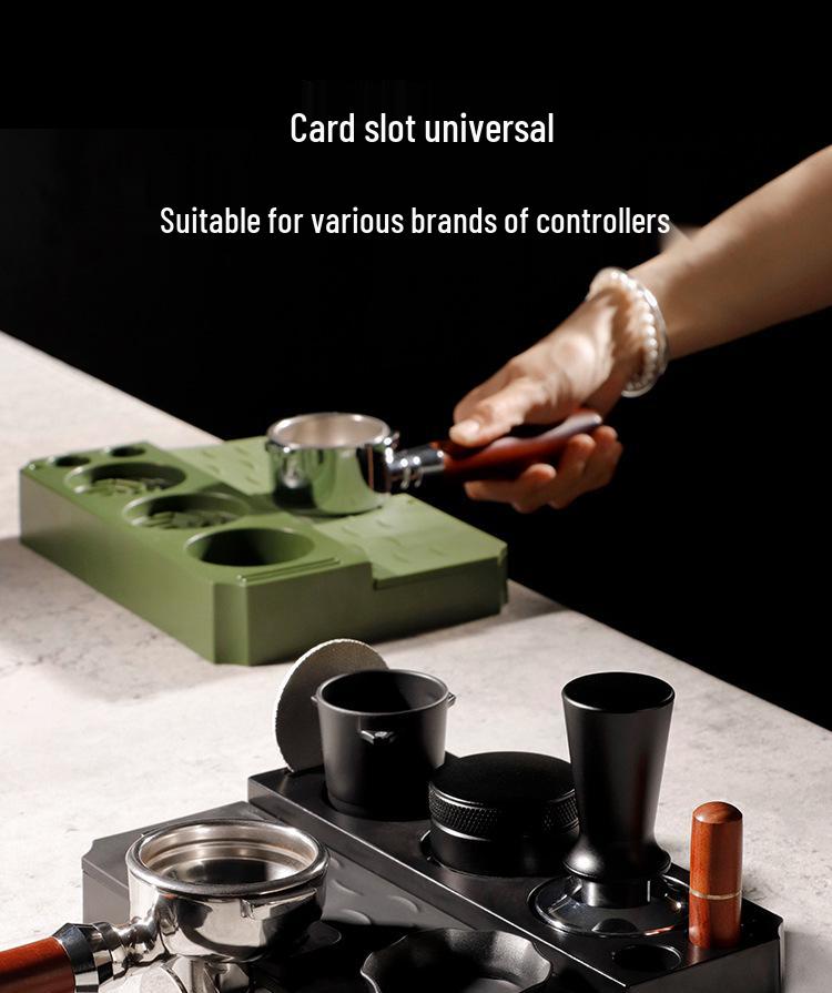 Italian Espresso Coffee Tamper & Knock Box Set (53/58mm)