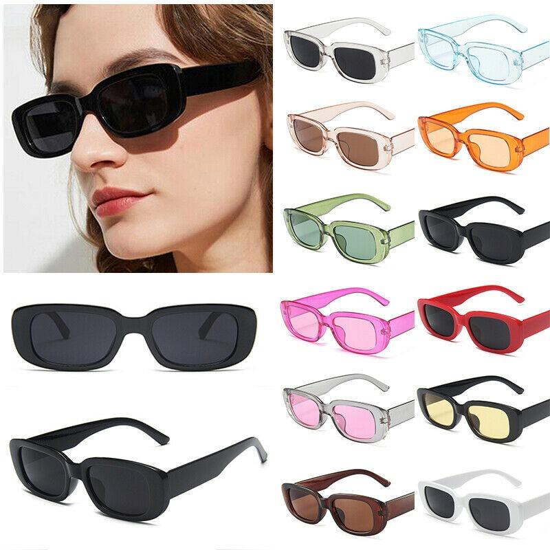 Box black new sunglasses male European glasses female retro anti-UV sunglasses