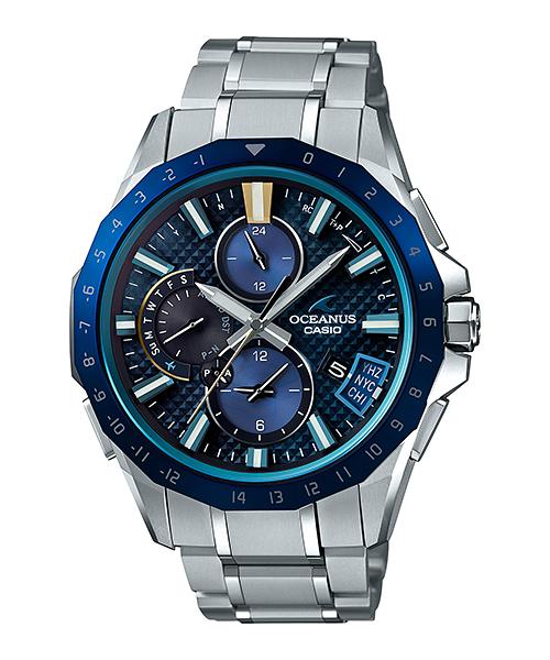 Casio Men s 100M Water Resistant Analog Quartz Watch OCW-G2000RA-1A синий