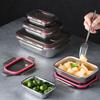 Silicone Ring Sealed 304 Stainless Steel Fresh-keeping Box Freshness Container  Refrigerator