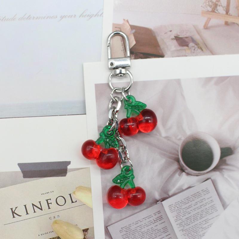 Portachiavi Ciliegia in Lega Creativo Ciondolo per Borsa Regalo