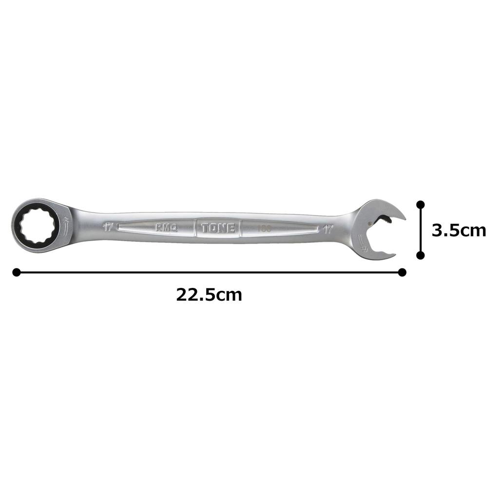 Tone Quick Ratchet 17mm Width RMQ-17 Wrench,