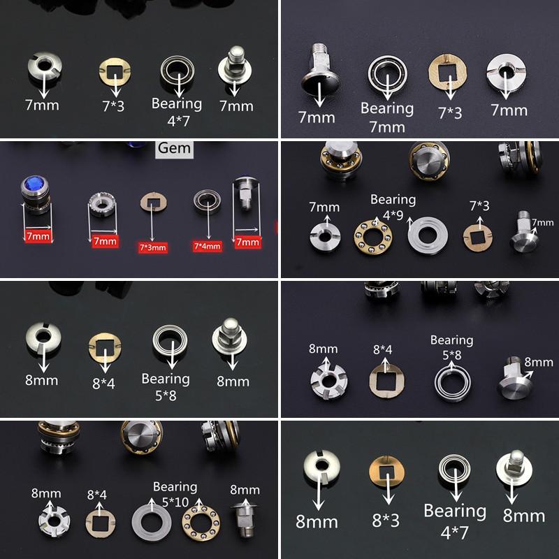 8 Styles Bearing Screws For Hair