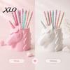 Cute Stationery Storage 3D Printed Horse Makeup Brush Holder for Desk, Vanity Organizer Dreamy Room Decor Pens And Stationery, Kawaii Container