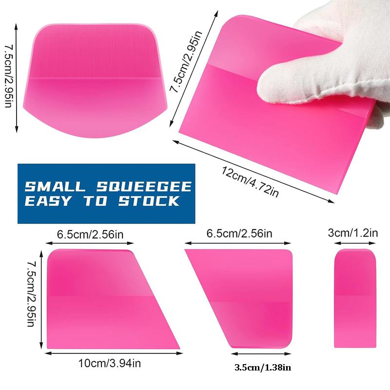 PPF Squeegee Soft TPU Rubber Squeegee Anti-Scratch PPF Film Spatula Water Wiper Blade Scraper Car Vinyl Wrap Window Tint Tools