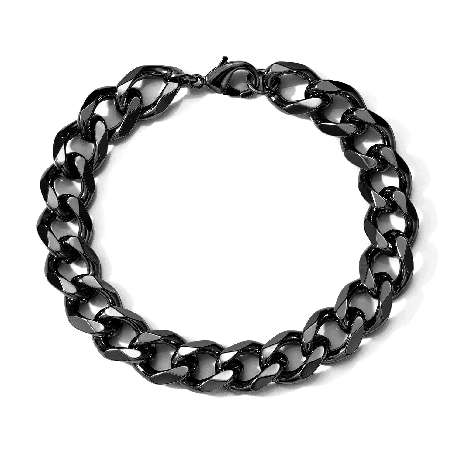 

Мотоциклетный мужской мобильный телефон Блестящий браслет Модный браслет для вечеринок Браслет-цепочка Браслет в стиле хип-хоп Ювелирные изделия в Корейском стиле Простой браслет Мужской браслет Женский E чёрный