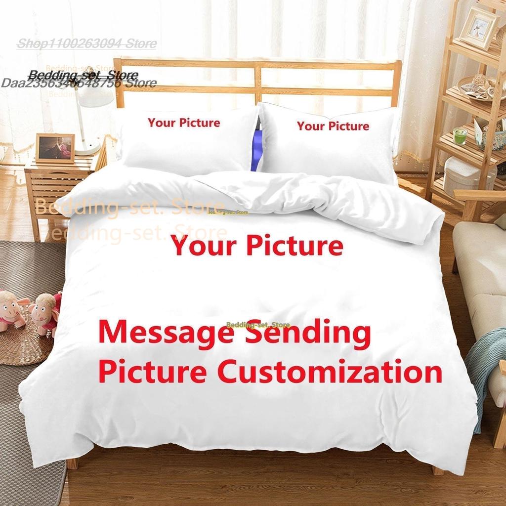 Fox Dveil Kon Chainsaw Man Bedding Set Single Twin Full Queen King Size Bed Set Adult Kid Bedroom Duvetcover Sets Anime Bed