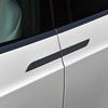 For Tesla Model X 2016-2020 PVC Matt Black Car Window Decorative Strip Sticker Car Exterior Protection Accessories