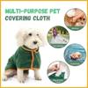 Dog Bathrobe Fast Drying Towel Microfiber Absorbent Soft Bath Robe Adjustable Towel Grooming Coat Dog grooming Pet Accessories