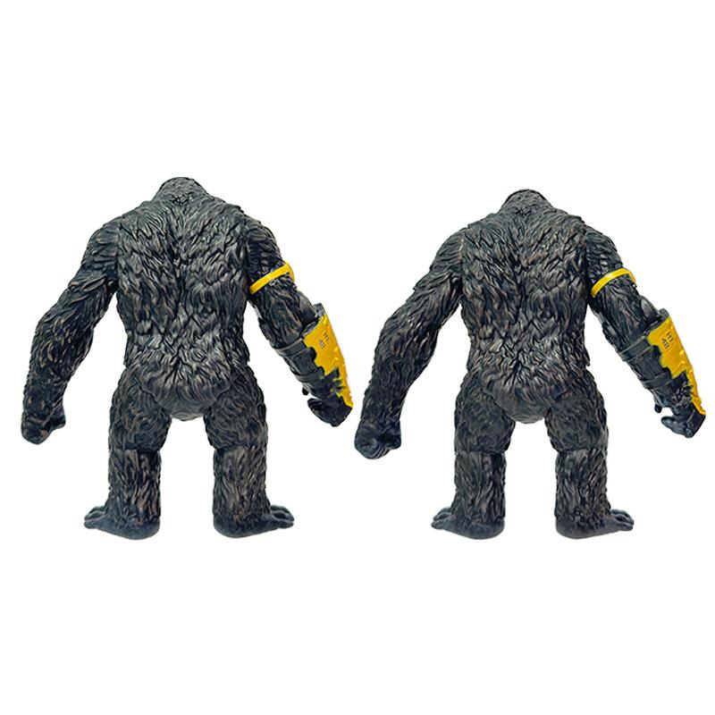 2 Styles King Kong Gorilla Articulated Joints Moveable Action Figure Vinyl Doll Collection Model Toys