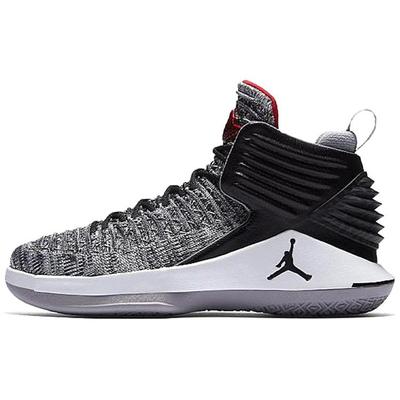 Air Jordan 32 Mid MVP BG Dämpfung Rutschfest Mittelhoch Performance Basketballschuhe Damen Schwarz aa1254-002
