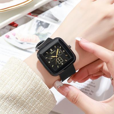 Square Women's Watches Fashion New Style Ladies Quartz Wristwatches Top Brand Gifts Clock for Wife, Family, Friend