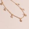 Star Necklace Pendant Chain Necklace Star Pendant Collar Clavicle Star Pendant Necklace Alloy Material for Women Girls