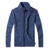 Men's Sweater 2025 Fall/Winter Men's Knitted Top Jacket Slim-fit High-neck Long-sleeved Cardigan