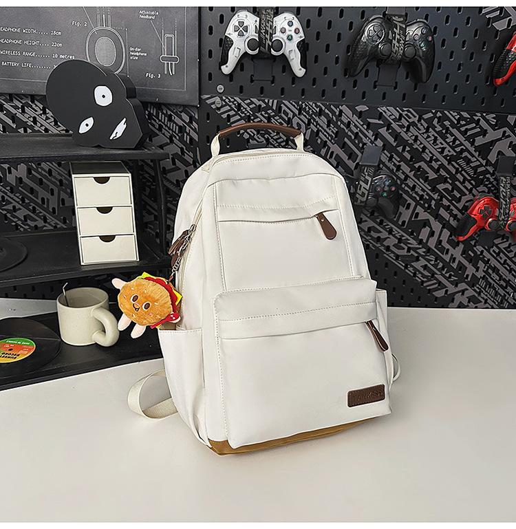 School Bag Retro Fashion Shoulder Bag Leisure Travel Versatile Couple Backpack Girl Student Computer School Bag