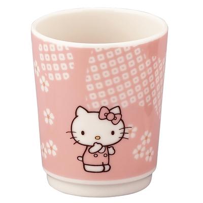 Χαρακτήρες Sanrio Hello Kitty 8 x Ιαπωνική Κερασιά Kitty Φτιαγμένο την Ημέρα (SANRIO) Φλιτζάνι τσαγιού, 240ml, Διάμετρος Περίπου. 9cm, Επιτραπέζια σκεύη, Σχέδιο,