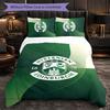 Biancheria da Letto a Tema Hibernian FC Set 3 Pezzi Copripiumino Biancheria da Letto Decorativa Per Stanza Adolescenti Decorazione Casa