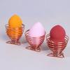 Beauty Egg Metal Stand: Powder Puff Holder & Drying Rack