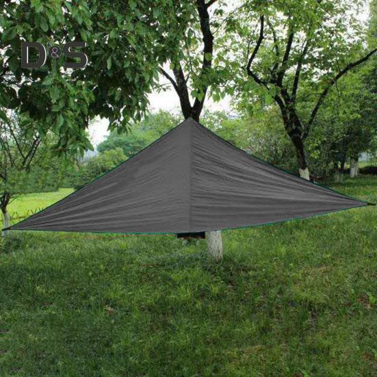 Outdoor Sun Shade Sail with Carabiner UV Blocking Triangle Canopy Permeable Breathable Heavy Duty Deck Backyard Patio Shade Cover