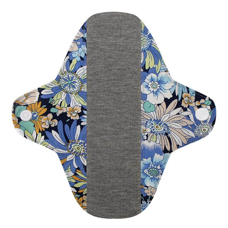 18cm Graphene Leakproof Washable Cotton Panty Liners for Women