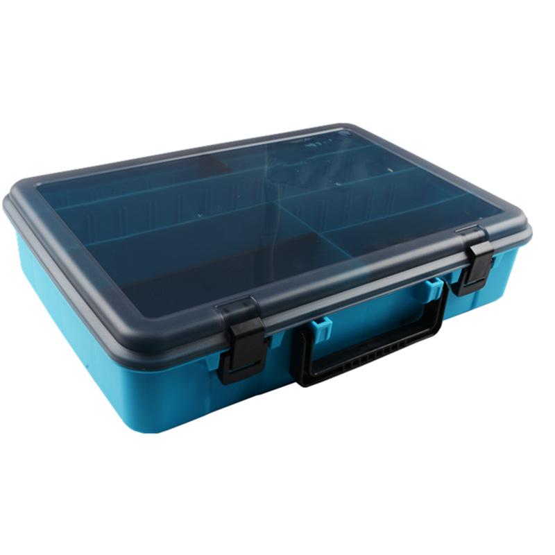 Large Double-Layer Portable Lure and Tool Box: Multifunctional Fishing Gear and Accessories Storage