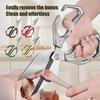 High Kitchen Shears Long-lasting Kitchen Scissors Heavy Duty Stainless Steel Kitchen Scissors with Ergonomic Grip for Precision