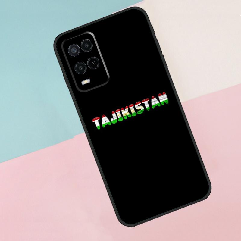 Tajikistan Flag For Oppo A16 A76 A96 A15 A80 A60 A40 A94 A54 A98 A78 A18 A38 A58 A17 A77 A74 A57S Phone Case