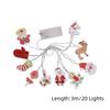 New USB Christmas LED String 3m Santa Claus Hanging Light Snowman LED Illumination Light Strings Party Decor