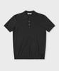 PANICALE Charcoal Viscose Blend Polo Knit (Type A)